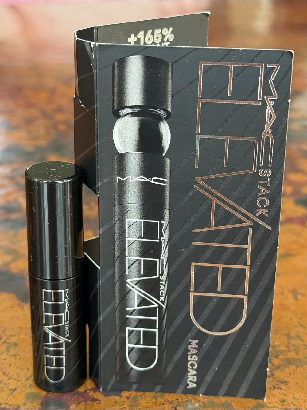 MAC Black Stack Elevated 36HR Lifted Volumized Wispy Lashes Smudge Proof Mascara